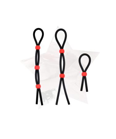 Relax black wide range of applications durable and soft silicone 3 piece of flexibility easy to wear happy accessories