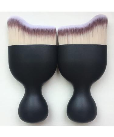 RN BEAUTY Kabuki Makeup Brush Set - Foundation, Powder, Blush - Multi-function Cosmetic Brush for Liquid, Cream, Mineral - White - Buy Online on GoSupps.com