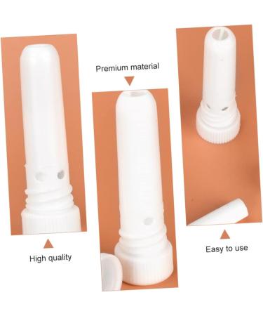 Lurrose 45 Pcs Snorkel Accessories Perfume Container Essential Oils | Empty Inhaler Stick for Aromatherapy | Nasal Inhaler Tube x3pcs Included - Buy Online on GoSupps.com