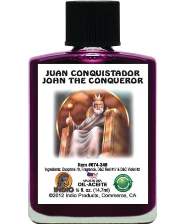 INDIO Oil- High John The Conqueror Juan Conquistador 1/2oz