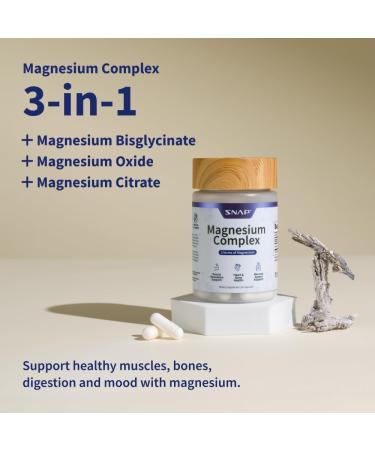 Snap Supplements Organic Beet Root Nitric Oxide Powder + Magnesium Complex Capsules 30 Servings Mixed Berry Powder + 60 Vegetarian Capsules - Buy Online on GoSupps.com