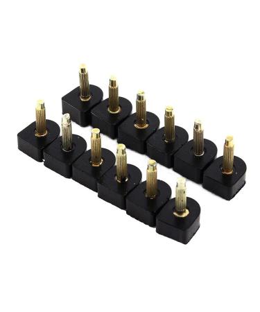 60PCS (5 Different Sizes) Non-Skid Anti-Wear Heel Tips Shoes Repair Stiletto Replacement Heels Tips