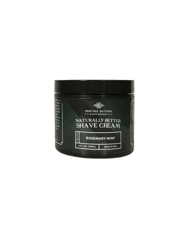 Buy MNSC Rosemary Mint Shave Cream - Hypoallergenic All-Natural Formula for Smooth Shaves & Irritation-Free Skin - Handcrafted in USA - Buy Online on GoSupps.com