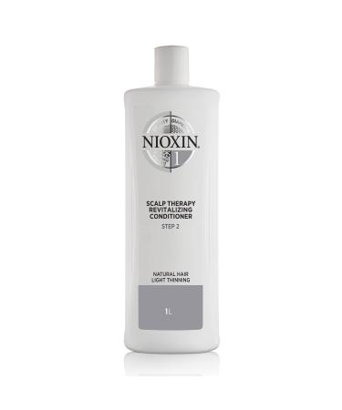Nioxin System 1 Scalp Cleansing Shampoo with Peppermint Oil Conditioner 33.8 Fl Oz (Pack of 1)