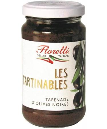 FLORELLI - Pasta and Bruschetta Black Olive Tapenade 190G - Pack of 4 - Buy Online on GoSupps.com