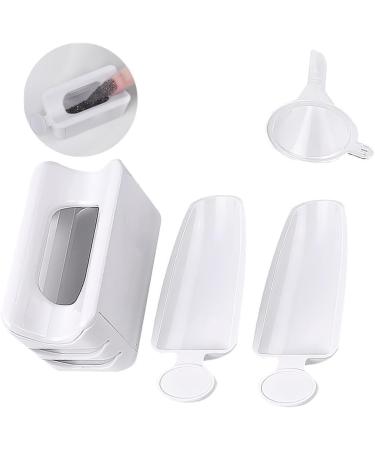 Dajidafu Nail Dip Container Nails Art Dipping Powder Holder Glitters Rhinestones Powders Storage Box Manicure Pedicure Accessory - Buy Online on GoSupps.com