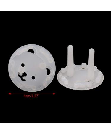 JAGETRADE 10pcs EU Stand Power Socket Cover 2 hole Electrical Outlet Baby Child Safety Electric Shock Proof Plugs Protector - Buy Online on GoSupps.com