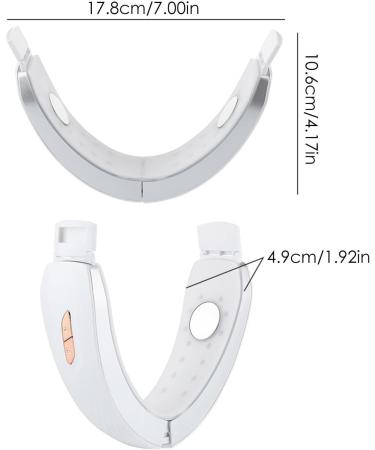 Slimming Devices Face Microcurrent Facial V Device Face Accessories Beauty Instrument Lymphvtic V Face Device Beauty Belt Device for Women Face Care Belts Face Shapes Men Adults Grownups White - Buy Online on GoSupps.com