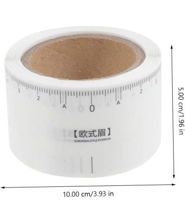 NOLITOY 50pcs Professional Eyebrow Mapper Measuring Eyebrow Line Eyebrow Trimming Sticker - Buy Online on GoSupps.com