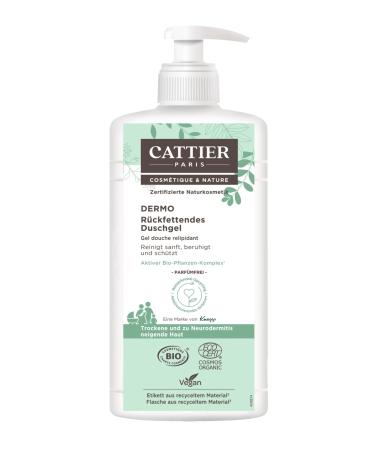 CATTIER PARIS Dermo moisturizing shower gel watercress and aloe vera gently cleanses soothes and protects dry to very dry stressed and neurodermatitisprone skin 500 ml