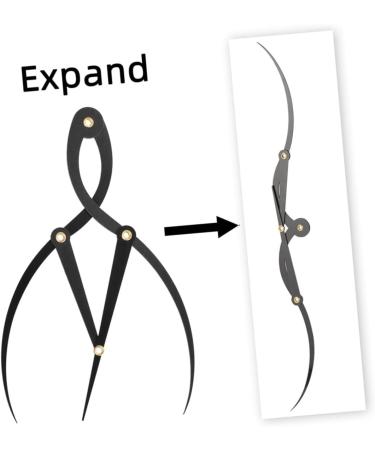 Gogogmee Metal Eyebrow Ruler Eyebrow Tools Stainless Steel Ruler for Eyebrow Positioning Ruler Curve - Buy Online on GoSupps.com