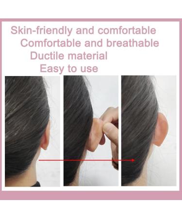 Stick Out Your Ears: Elf Ear Stickers | Transparent Silicone Ear Tapes for V-shaped Face | 12pcs Ear Training & Posture Corrector - Buy Online on GoSupps.com