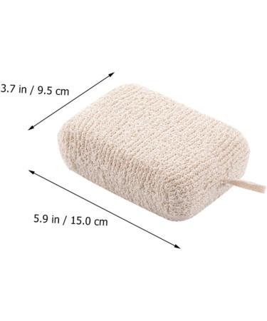 Zerodeko 2pcs Moisturizing Loofah Bath Balls - Exfoliating Sponge for Kids & Adults - Ideal Shower Pouf & Back Scrubber - Beige 1 Count - Buy Online on GoSupps.com