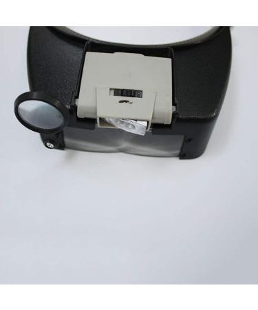 Magnifying LED Lamp Light Headband Jewelry Magnifying Glass Head Loupe Reading Magnifier Headband LED Light Magnifying Glass Lens Visor Good Times - Buy Online on GoSupps.com