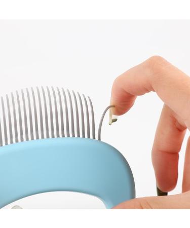 True Cat Love - Blue Massage & Grooming Comb for Cats | International Shipping Available - Buy Online on GoSupps.com