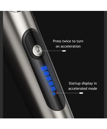 Professional Electric Hair Clipper with LED Screen | Rechargeable Trimmer for Men | Washable & Strong Steel Cutter Head - Color C - Buy Online on GoSupps.com