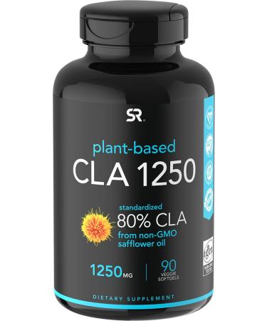 Sports Research CLA 1250 Plant Based 1250 mg 90 Veggie Softgels
