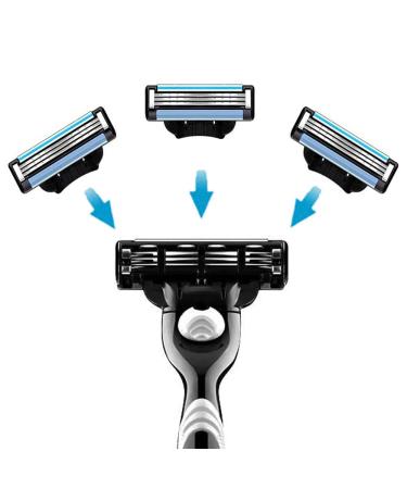 20 Replacement Blades for Men's Wet Razors | High-Quality Refill for 3-Blade Systems | Perfect for Barbers & Beard Care - Buy Online on GoSupps.com