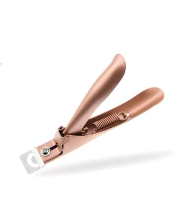 Dr.nail Stainless Steel Acrylic Nail Clipper - Adjustable Nail Tips Trimmer for Artificial Nails - Manicure Tool in Peach Gold - Buy Online on GoSupps.com