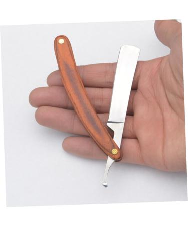 WOONEKY Manual Stainless Steel Razor - Vintage Inoxlm Hand Razor Tool for Men - Premium Dry Shaving Experience - Buy Online on GoSupps.com