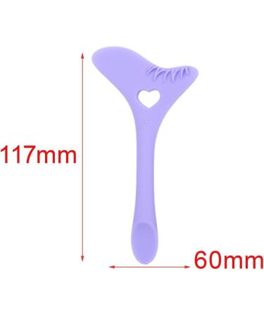 Silicone Stencils Winged Tool Eyebrow Pencil Eyeshadow Applicators for Eyebrow Beginners Lip Line violet - Buy Online on GoSupps.com