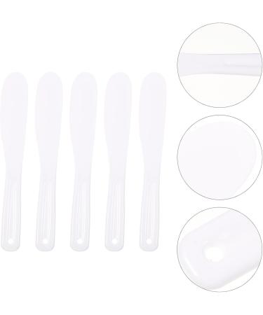 5 pi ces Lot de Spatules Cosm tiques Silicone Blanc pour Masque Visage Applicateurs Visage Pratiques et Compacts pour Cr me et Soins DIY Outils Beaut Portables pour Maquillage et - Buy Online on GoSupps.com