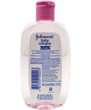 Johnson's Baby Cologne Slide 125 Milliliters - Buy Online on GoSupps.com