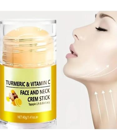 Turmeric & Vitamin C Face and Neck Cream Stick - Deeply Moisturize & Rejuvenate Skin On-the-Go - Buy Online on GoSupps.com