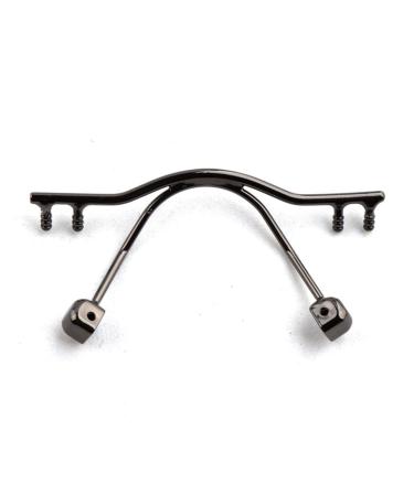 10 pieces stainless steel-glasses nose holders borderless glasses nose holders glasses accessories for the glasses repair (color: gun)