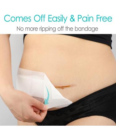 10 Pcs Extra Long Adhesive Island Dressing - 4x14 Inch Bordered Gauze Pads for Post Surgery Recovery - Breathable Non-Woven Bandages for Knee Hip & Back Incisions - Buy Online on GoSupps.com