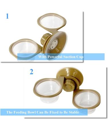 NBXINSLF Reptile Feeding Bowl Gecko Transparent Feeding Basin Reptile Food Bowl Water Dish for Reptiles Food and Water Feeding - Buy Online on GoSupps.com