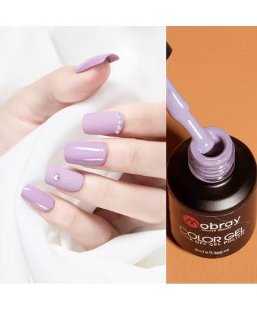 Mobray Gel Nail Polish Kit - 8 Popular Nude Colors Set for Fall & Winter | Soak Off UV LED Nail Art Manicure DIY | Home Beauty Gifts - Buy Online on GoSupps.com
