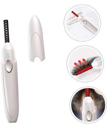 Housoutil 1 Set Eyelash Curler Electric Eyelash Curling Tool Make up Kit Heated Curler USB Charging Hand Wisking Tool Electric Makeup Tool Eyelash Curling Clip Charge Hair Curler White Abs - Buy Online on GoSupps.com