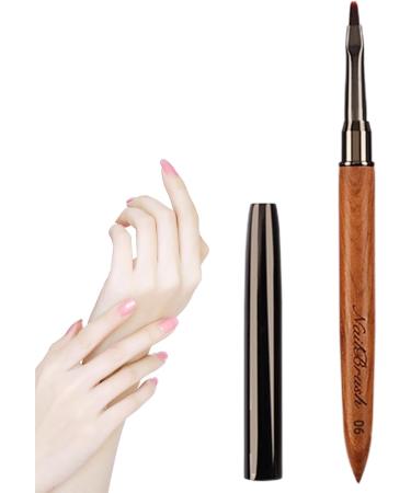 Nail Polish Brush Nail Dotting Tools Sandalwood Nail Polish Brush For Thin Details Fine Drawing Long Lines Home Use And Professional Nail Salon - Buy Online on GoSupps.com