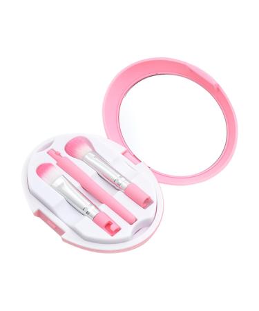Baluue 1 Set 5 Pcs Eye Brush Makeup Brush Kit Cosmetic Tool Beauty Kit Makeup Eyeshadow Pink