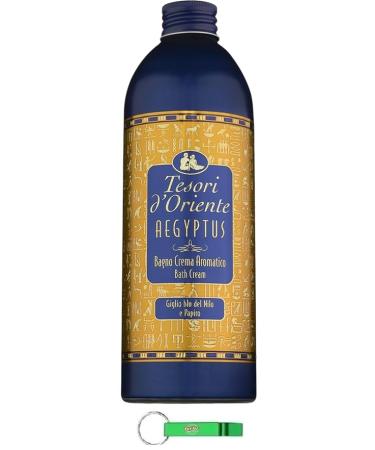 Tesori d'Oriente Bagno Lot de 8 cr mes Aegyptus aux extraits de papyrus nettoie la peau et hydrate la peau 500 ml + porte-cl s gratuit Beni Culinari