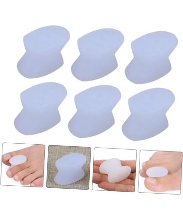 Hallux Valgus 8pcs Silicone Separator Cushion Night Splint - Big Joint Protector for Bunion, Foot Thumb Orthotics - Buy Online on GoSupps.com