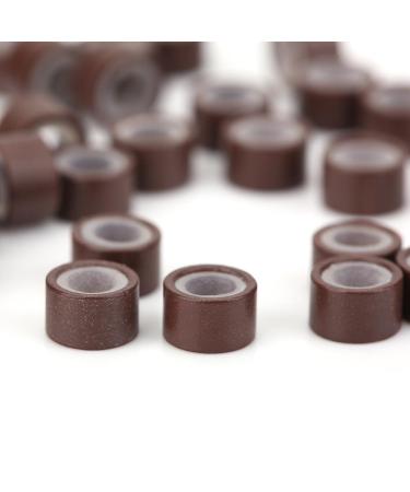 Buy 500PCs Hair Extension Tools - Micro Aluminum Silicone Link Rings & Braid Accessories (Brown) - Shop Now for Quality Hair Extension Solutions - Buy Online on GoSupps.com