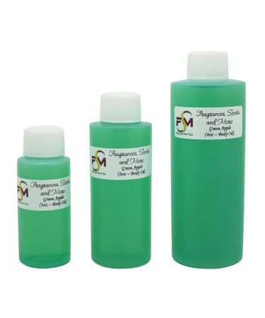 Green Apple Fragrance Oil - 1 Fl Oz Plastic Bottle (30ml) 1 Fl Oz (Pack of 1)