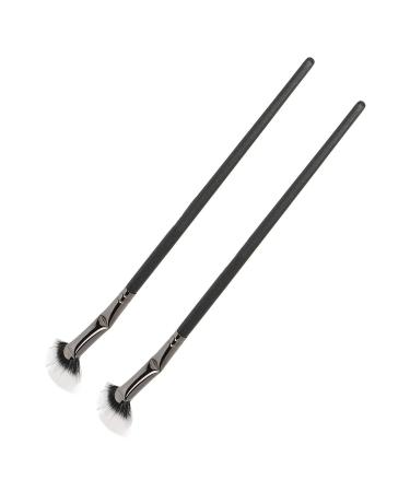 Double Layer Mascara Fan Brush - Clump-Free Application & Enhanced Lower Lashes | Eyelash Makeup Brushes Online - Buy Online on GoSupps.com