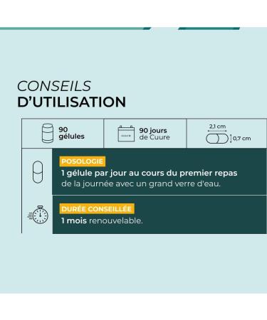 Guarana Pure Cuure 90 Days 22% Caffeine Mental and Physical Fatigue Weight Control Powerful and Effective Vegan Food Supplement Formulated and Packaged in France - Buy Online on GoSupps.com