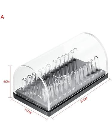 Buy Round Rectangular Acrylic Dispenser - Orthodontic Wire Bracket Placement Box | Dentistry Accessories Style A - International Shipping - Buy Online on GoSupps.com