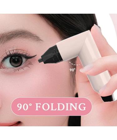  Mciluyaiio Integrated rotating eyeliner stamp pen dual liquid head precision eyeliner stamp easy one-stroke application water and smudge resistant (brown) - Buy Online on GoSupps.com