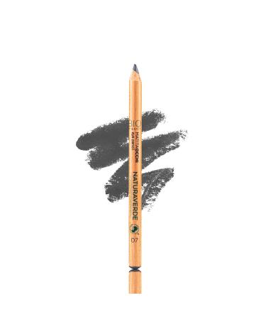SODICO srl Naturaverde Organic makeup dark gray eye pencil made of organic material colorful eye pencil eye makeup womens makeup eye makeup cosmetics No 07