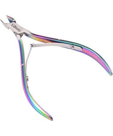 Nail Cuticle Nipper Rainbow Clipper Scissor Dead Skin Remover Manicure Nail Art Tool 1set - Buy Online on GoSupps.com