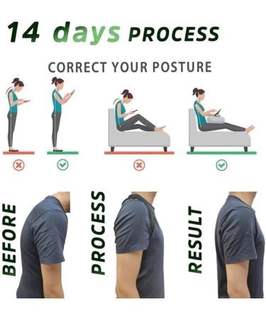 YMGSCC Adjustable Back Posture Corrector Belt Clavicle Spine Upper Waist Shoulder Correction(L) Large B - Buy Online on GoSupps.com