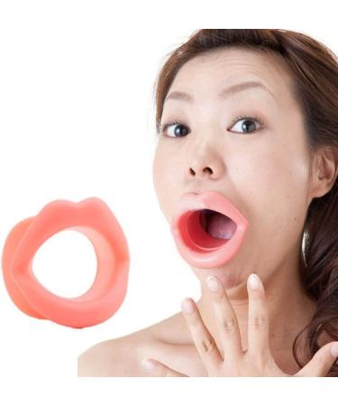 Lips Trainer Silicone Rubber Facial Mouth Muscle Tightener Face Lifting Beauty Tool Lips Trainer - Buy Online on GoSupps.com
