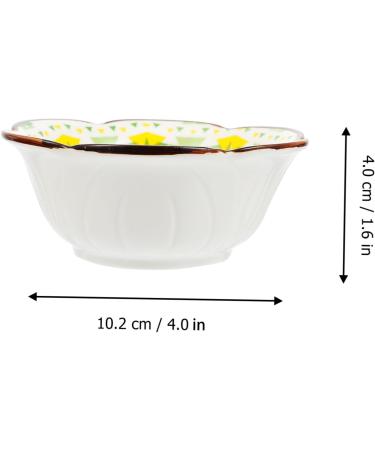 12 Pcs Seasoning Dish Large Sea Shells Porcelain Appetizer Dish Tasting Dishes Cereal Container Sushi Dipping Bowls Condiment Dish Sauce Container Ceramics Vinegar Dish re-usable 10.2X10.2X4CMx3pcs Assorted Colorx3pcs - Buy Online on GoSupps.com