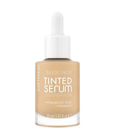 Catrice Nude Drop Tinted Serum Foundation No. 036c - Long-Lasting Matte Vegan Oil-Free 3-Pack for Sensitive Skin - Buy Online on GoSupps.com
