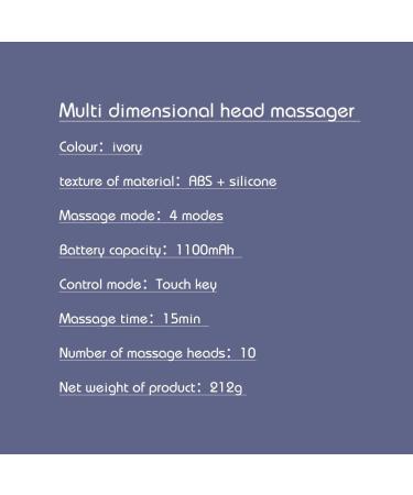 Full-Automatic Electric Head Massager - Multidimensional Octopus Claw for Stress Relief & Relaxation | Best International Shipping - Buy Online on GoSupps.com